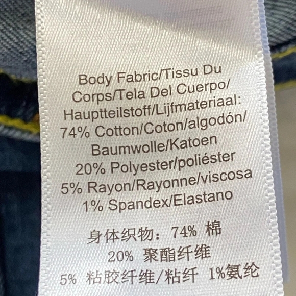 DKNY Waverly Straight Leg High Waisted Jeans Dark Wash Size 6 - Picture 13 of 14